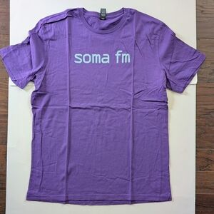 Vintage Soma FM Purple Men's L T-Shirt